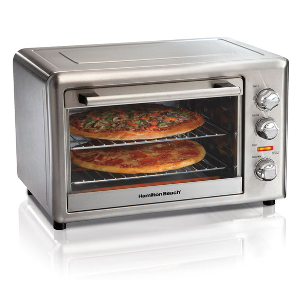 Hamilton Beach Stainless Steel Countertop Oven with Convection and Rotisserie