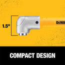 DEWALT 20V MAX XR Cordless Brushless 3-Speed 1/4 in. Impact Driver Kit and MAXFIT Right Angle Magnetic Attachment