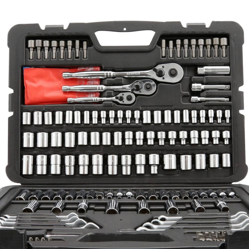 Stanley SAE & Metric Mechanics Tool Set (201-Piece)