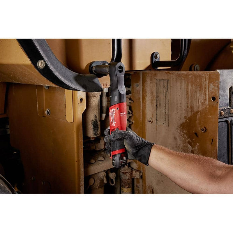 Milwaukee M12 FUEL 12V Lithium-Ion Brushless Cordless 3/8 in. Ratchet with M12 2.0Ah Battery