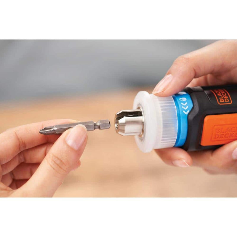 BLACK+DECKER Hexdriver 4V Cordless 1/4 in. Furniture Assembly Tool/Screwdriver