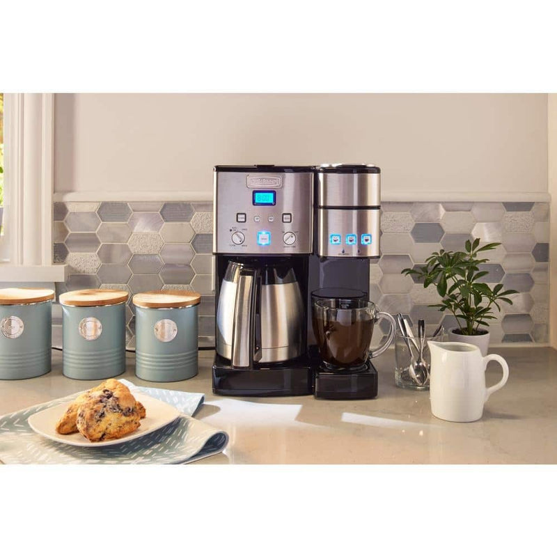 Cuisinart Coffee Center 12-Cup Stainless Steel Coffee Maker and Single-Serve Brewer